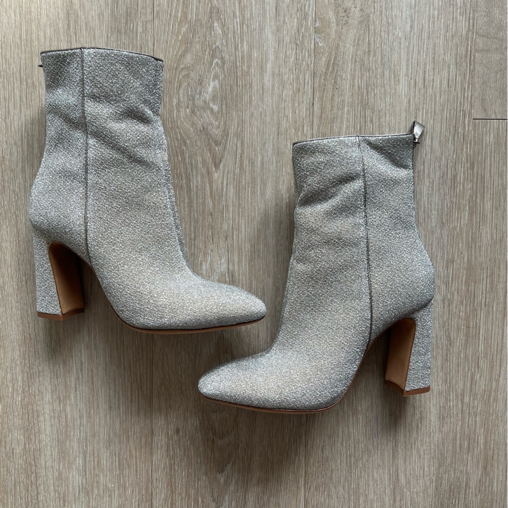 Alexandre Birman Silver Boots